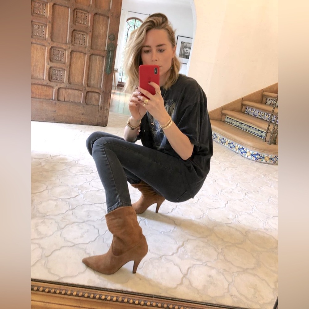 ANINE BING suede boots in size 36